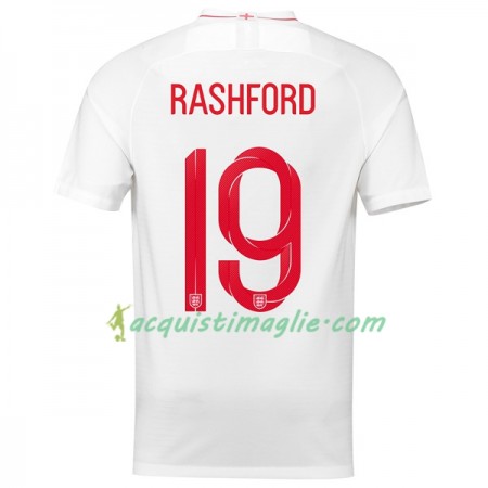Divisa di Calcio Inghilterra Rashford 19 Prima Mondiali 2018